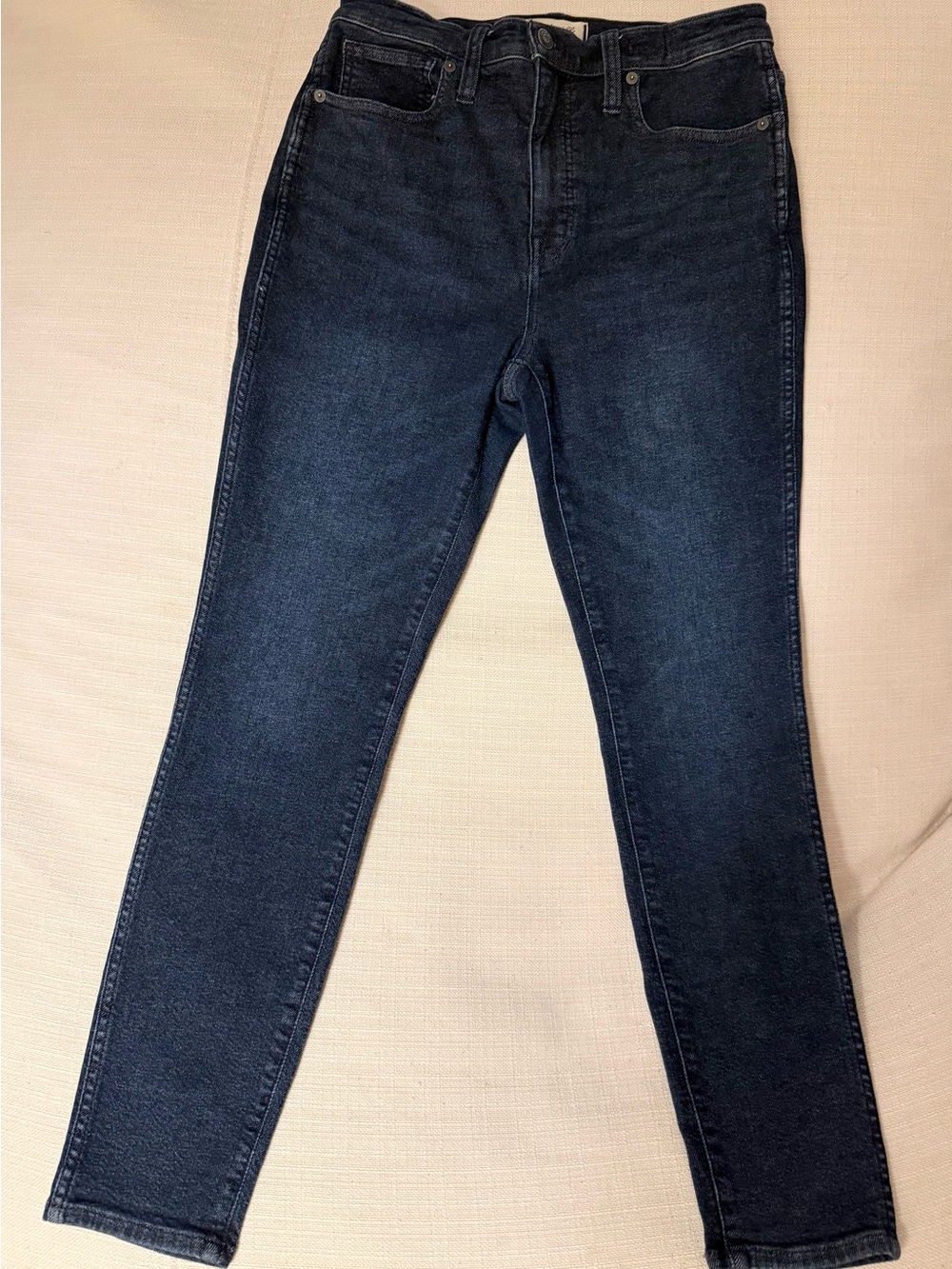 Madewell 10” High Rise Skinny Jeans Womens 29 Dark Wash Stretch Denim Blue